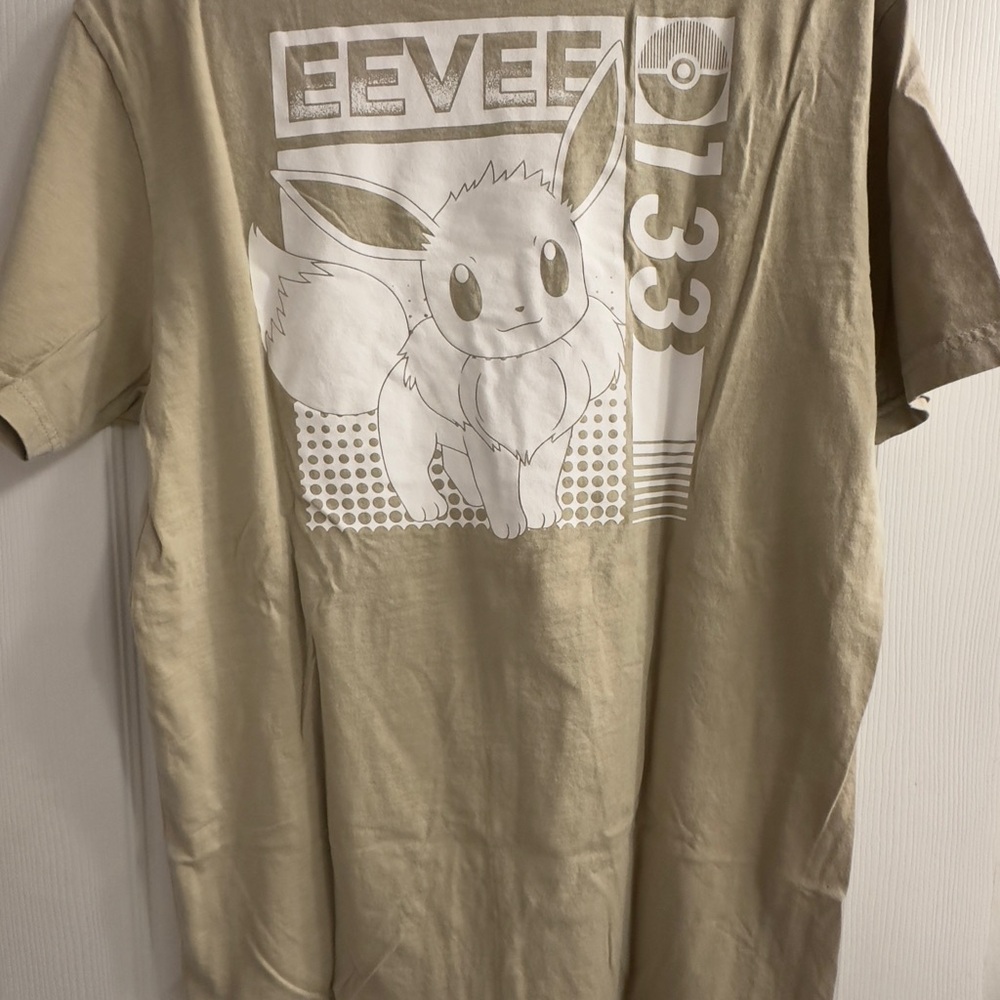 Pokémon Graphic Tee in Tan